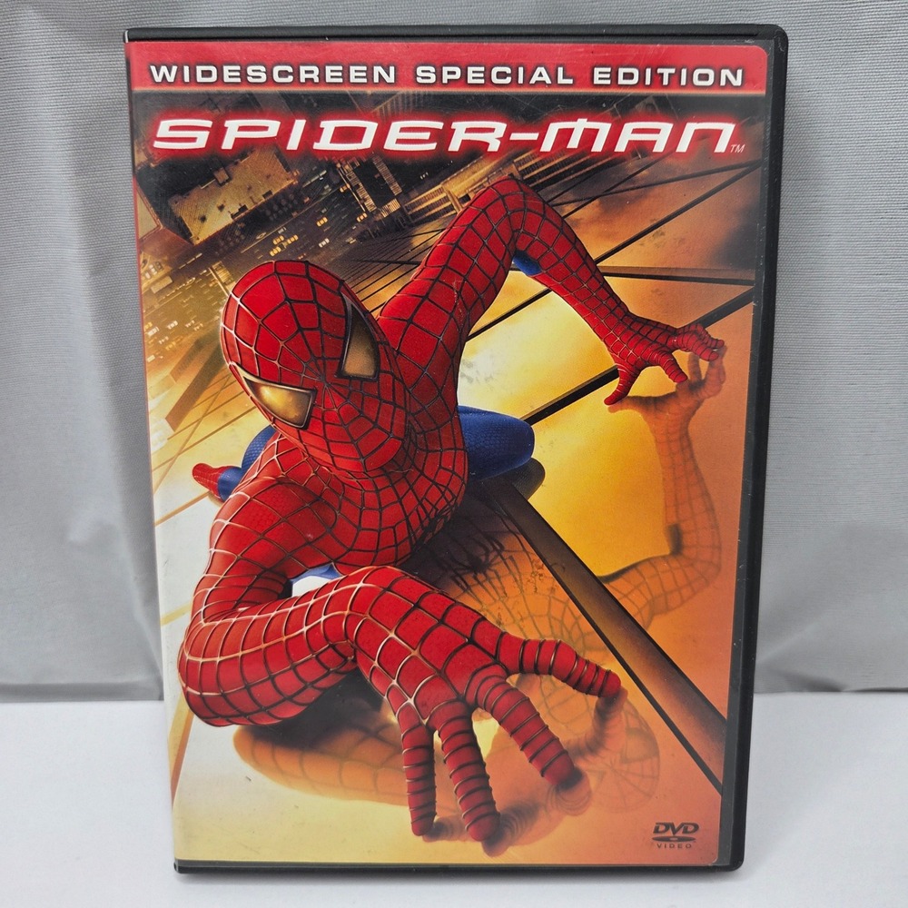 Spider-Man DVD Widescreen Special Edition 2-Disc Set 2002 Marvel Tobey Maguire